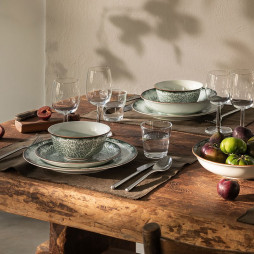 Ostindia Floris Tallrik 20 cm grön