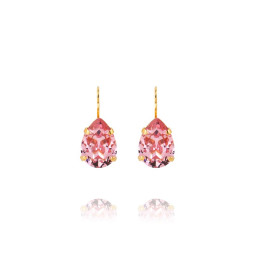 Örhänge Mini Drop Clasp Gold Light Rose