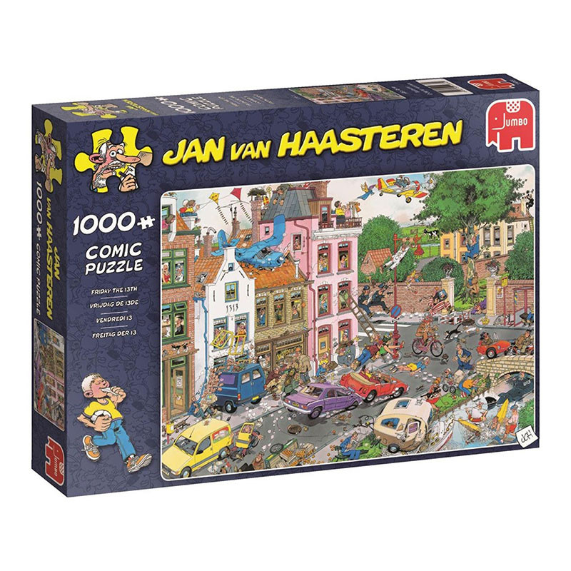 Puzzle Jan van Haasteren - Friday the 13th (1000 pcs)