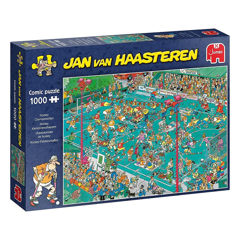 Puzzle Jan van Haasteren - Hockey Championships (1000 pcs)