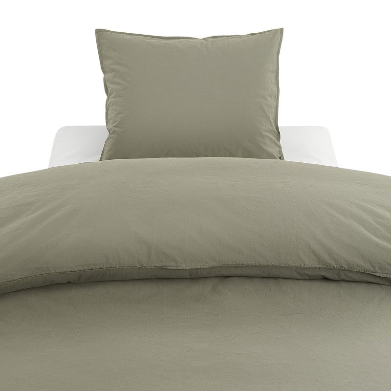 2-Dels Set Percale Grön
