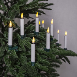 Trådløs Juletrebelysning Flamme 10 LED-lys
