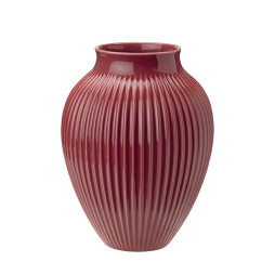 Vase 27 cm Ripple Bordeaux