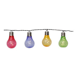 Solcelle-Lyslenke Glow Multi 10 Lamper