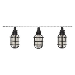 Solcelle-Lyslenke Cage 8 Lamper