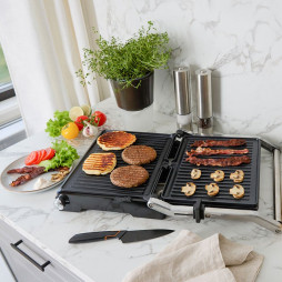 Paninigrill Pro Health 2-i-1 med bordgrill 2000W