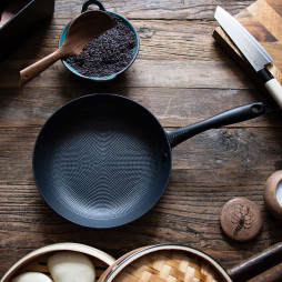 Stekepanne lettvektsstøpejern 24 cm Honeycomb