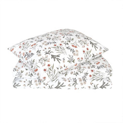 Påslakan Juliana 2-dels orange/grön