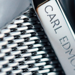 Klocka Granit Deluxe Silver Mesh