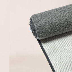 Yogamatte Natural Wool Dark grey