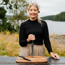 Kokkekniv 20,5 cm (Blue Breeze)