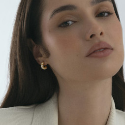 Earrings  Queen small Gold