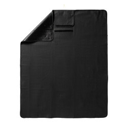 Piknikpledd svart 150 x 120 cm