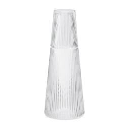 Pilastro karaff med dricksglas 1 l. clear