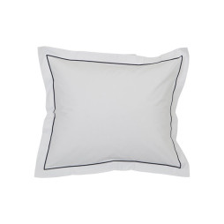 Hotel Percale örngott 50x60 cm vit/blå