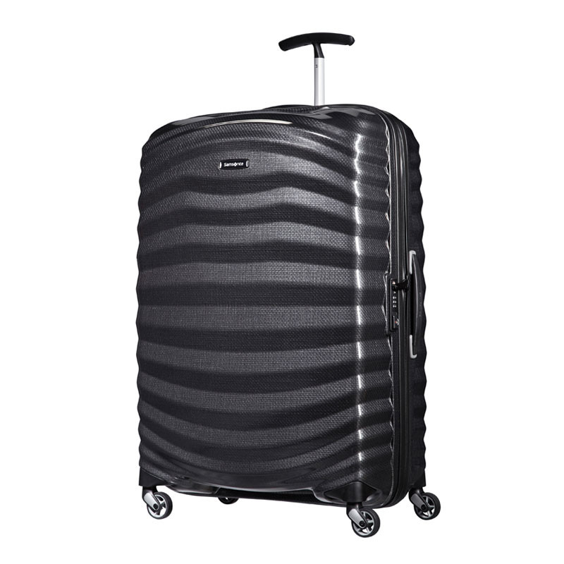 75 cm Samsonite Lite-Shock Spinner Black