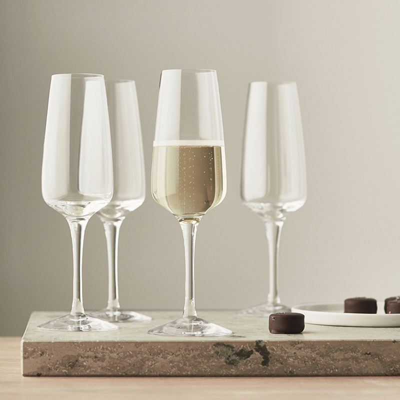 Pulse Champagneglass 28 cl 4-pakning