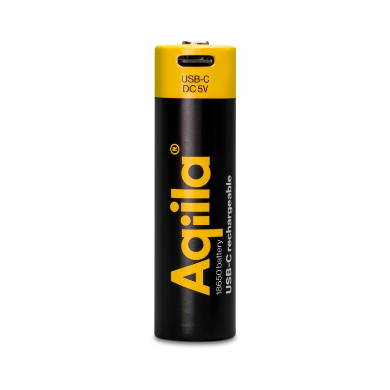 Uppladdningsbart USB-C Li batteri 18650 3,7V 2000mAh, 1-p